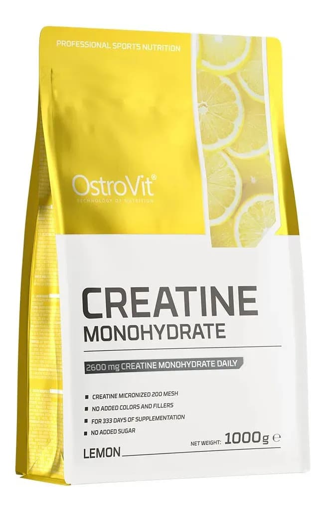 Creatina Monohidrato 1000gr 333 Porciones Limon - Ostrovit