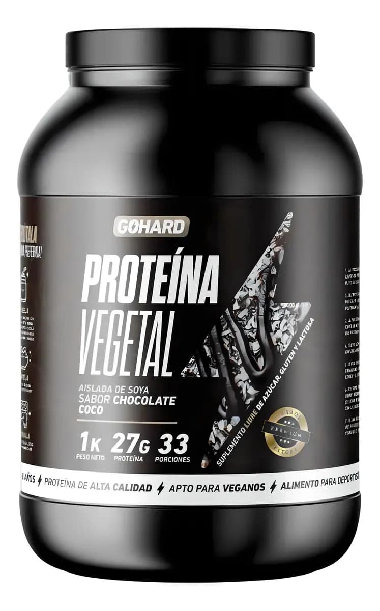Proteina Vegetal Soya Gohard 1 Kg Chocolate Coco