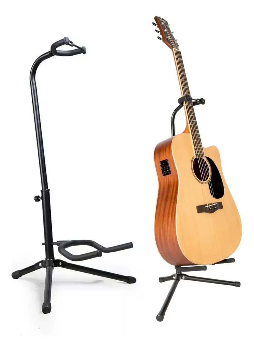 Atril Soporte De Guitarra Acústica, Clásica, Eléctrica, Bajo