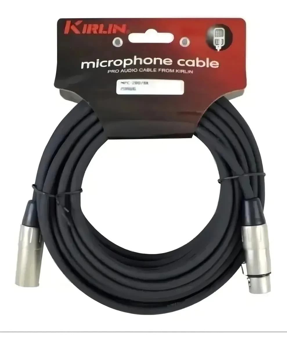 Cable De Micrófono Xlr 3 Mts. Kirlin Mpc-280-3