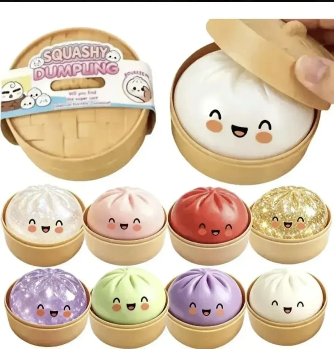 Juguete Dumpling Squishy Sorpresa Mystery Rainbow Fidget Al Azar
