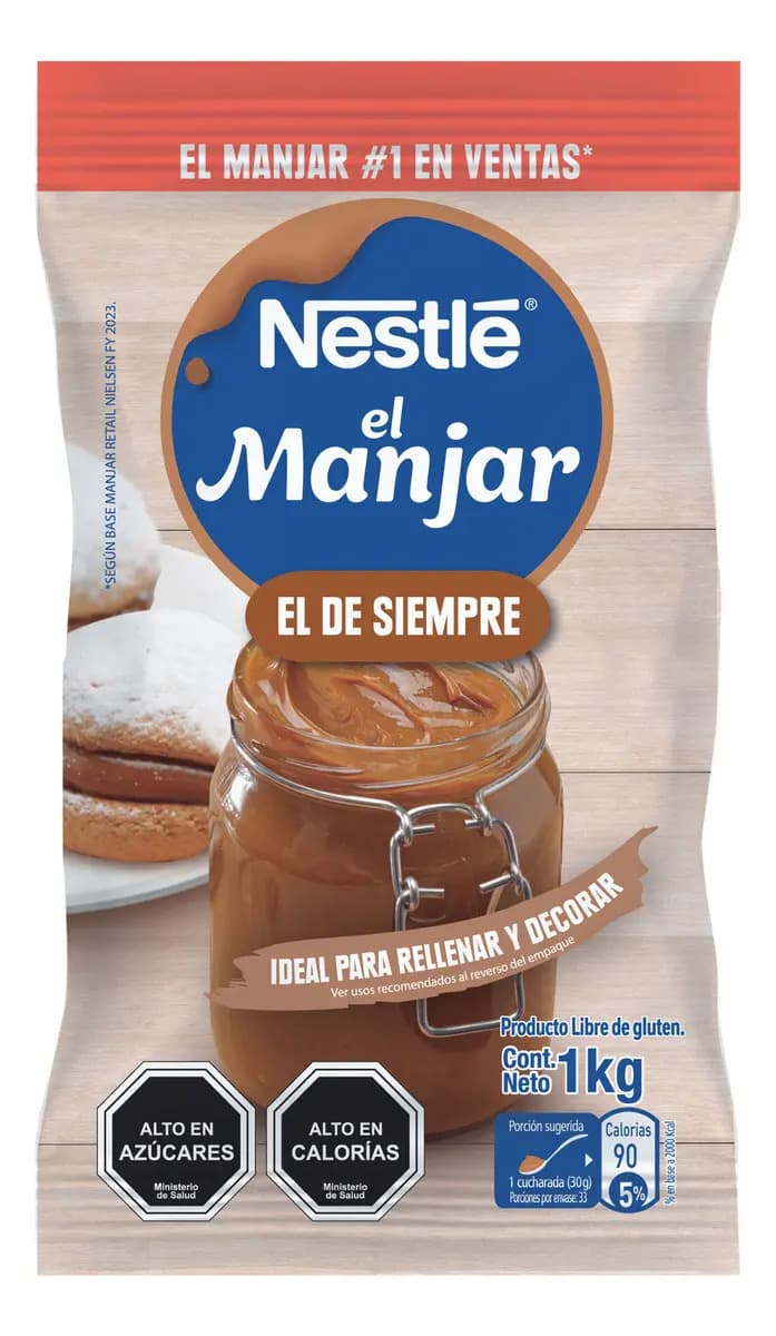 Manjar Nestlé Bolsa 1 Kg