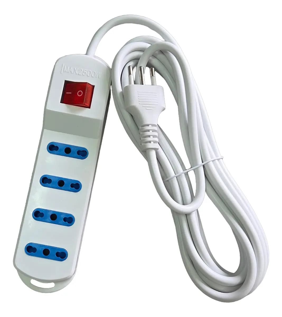 Alargador Socket Zapatilla 5 Metros 4 Tomas Universal