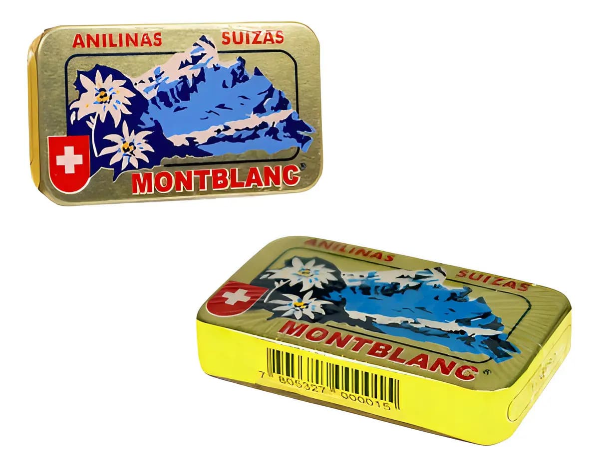 Anilinas Montblanc® Cajita Dorada Color 2. Azul Marino Oscuro