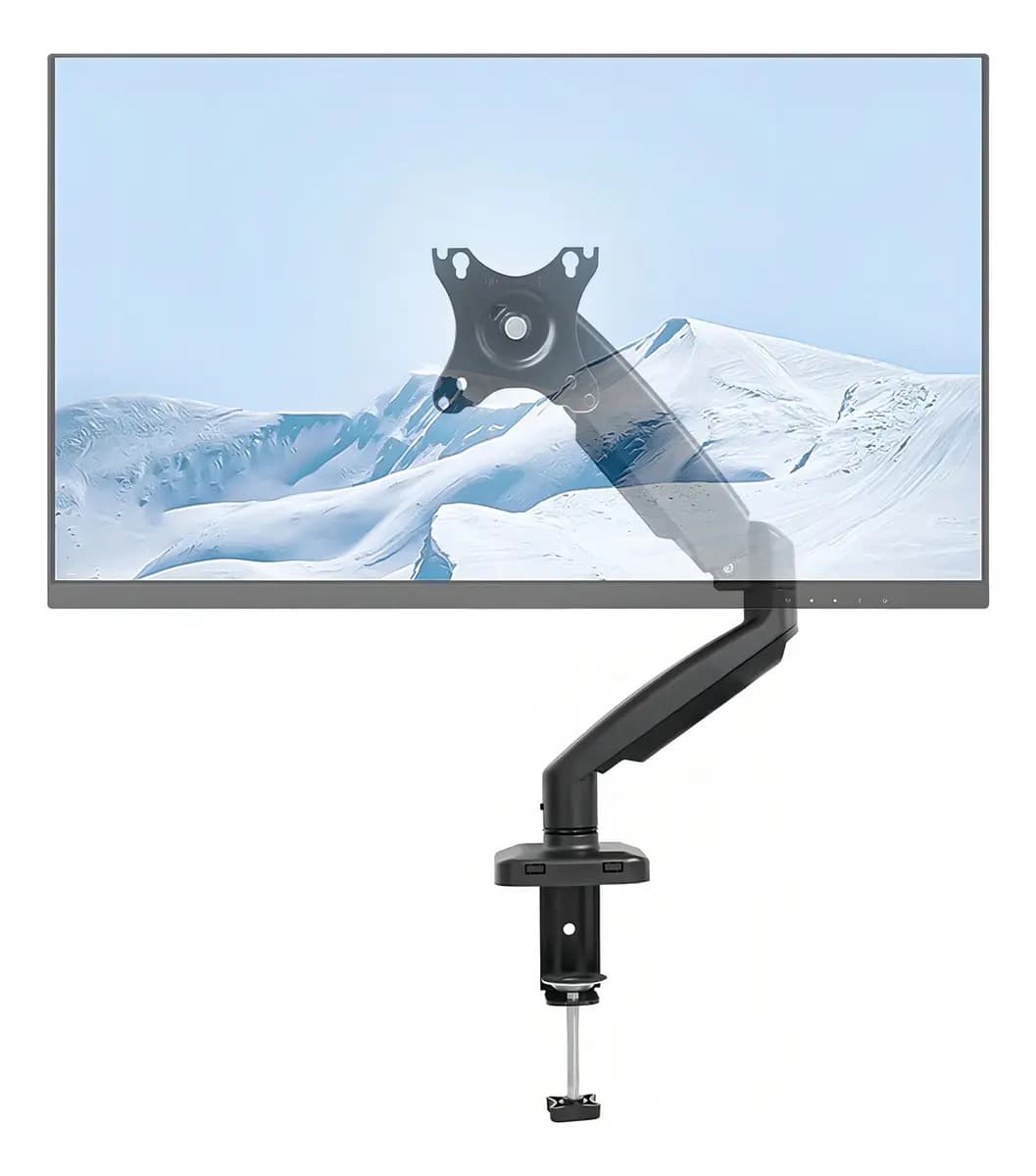 Soporte Monitor Escritorio 13 -32 Pulgadas Brazo Articulado Color Negro