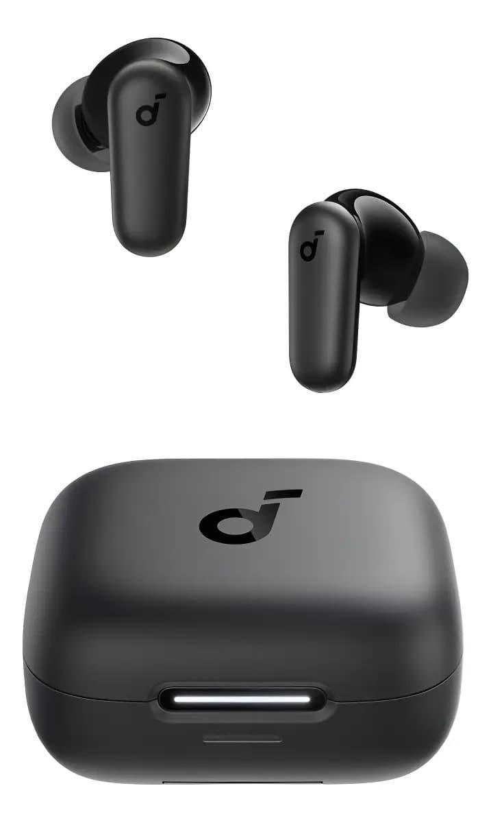 Audífonos Bluetooth Gamer Soundcore by Anker P30i, Cancelacion de Ruido in Ear, Adaptive ANC, Hi-Res, LDAC, 45 Horas de Calidad de Sonido sin Pérdida, Soporte de Carga Rápida, Bluetooth 5.4, Negro