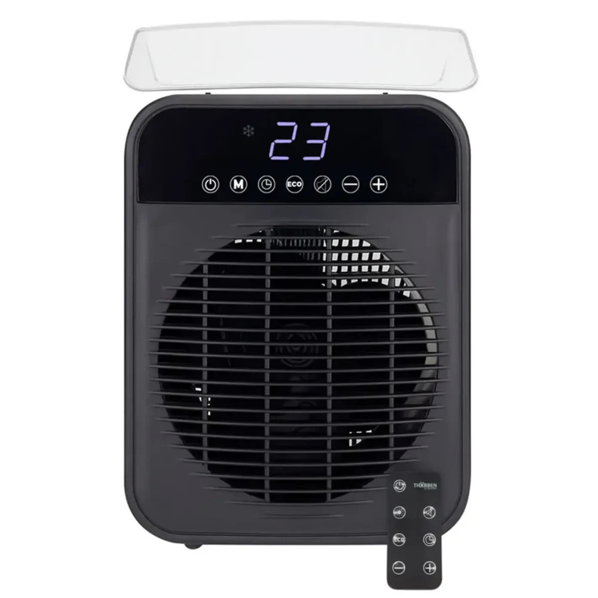 Termoventilador Calefactor Electrico | Bajo Consumo Thorben Thor Neo Heat Pro | 2000 W | Apto Para Baños Resistente A Humedad Certificacion Ip21 | Sistema De Seguridad | Timer 24 Hrs