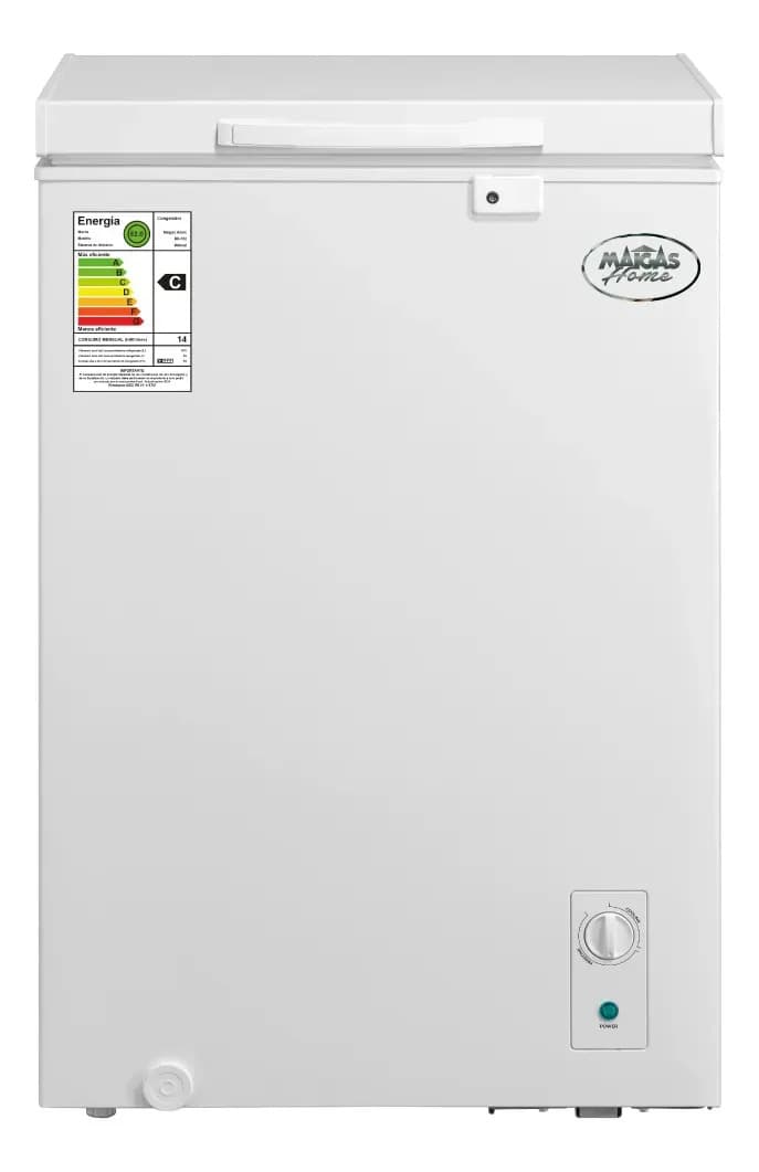 Congelador Freezer Dual Horizontal 99 Litros Bd102 Color Blanco