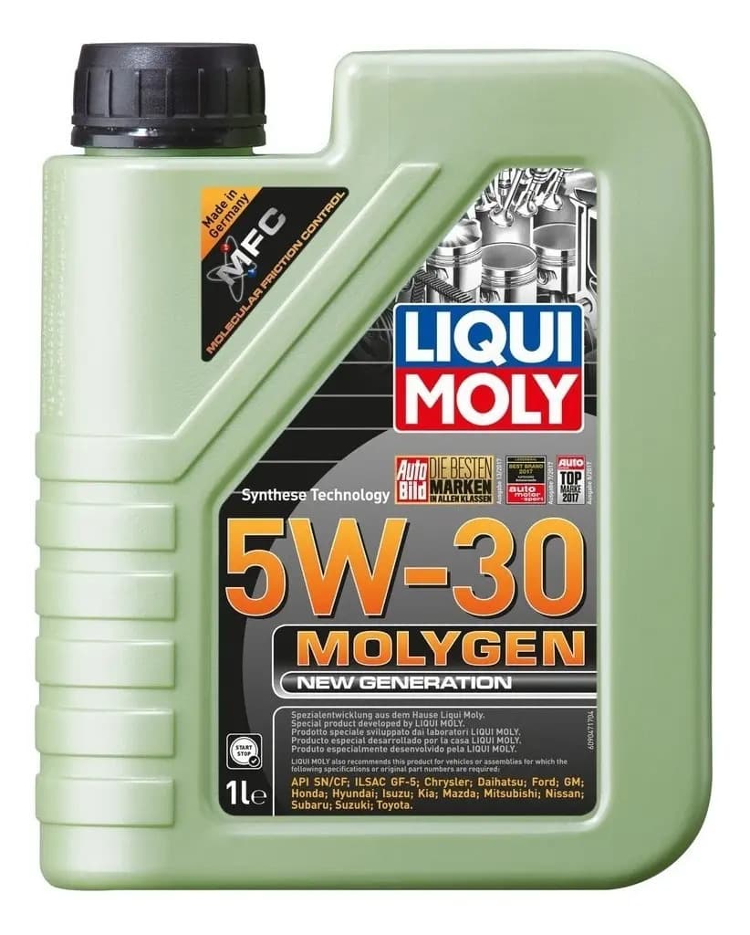 Aceite Molygen 5w-30 Liqui Moly 1l gasolina