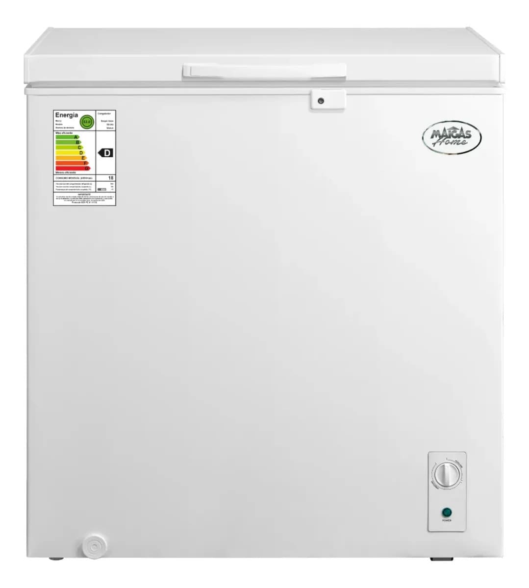 Congelador Freezer Dual Horizontal 198 Litros Bd202 Color Blanco