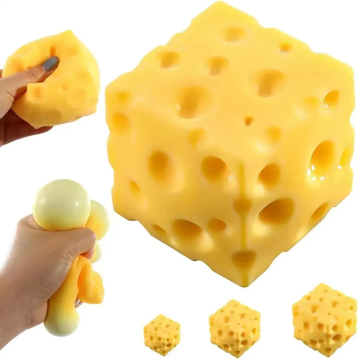 Squishy forma de Queso - Juguete antiestrés