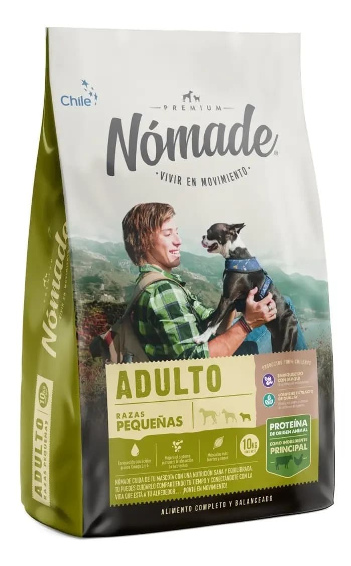 Alimento Nómade Perro Adulto Raza Pequeña 10 Kg