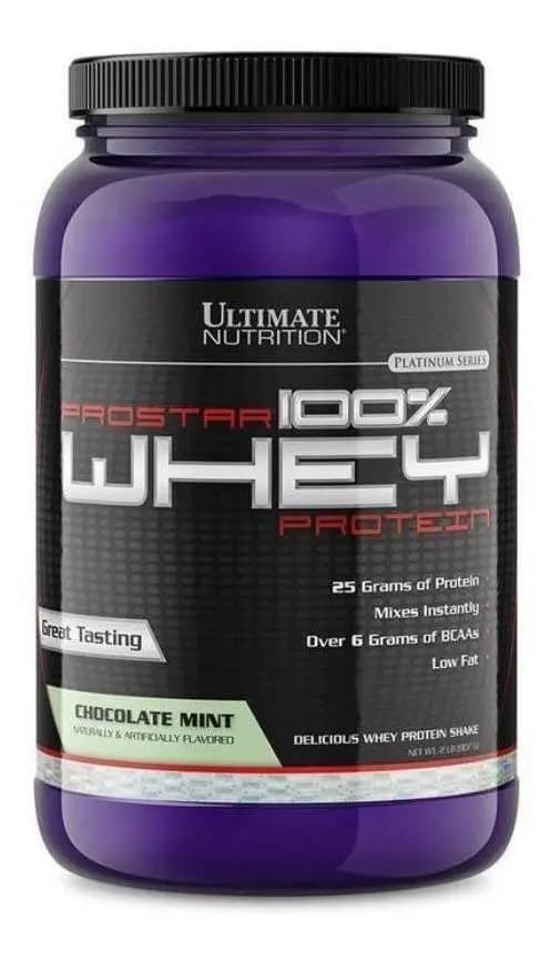 Ultimate Nutrition Proteína Prostar Whey Polvo Chocolate Mint 907g