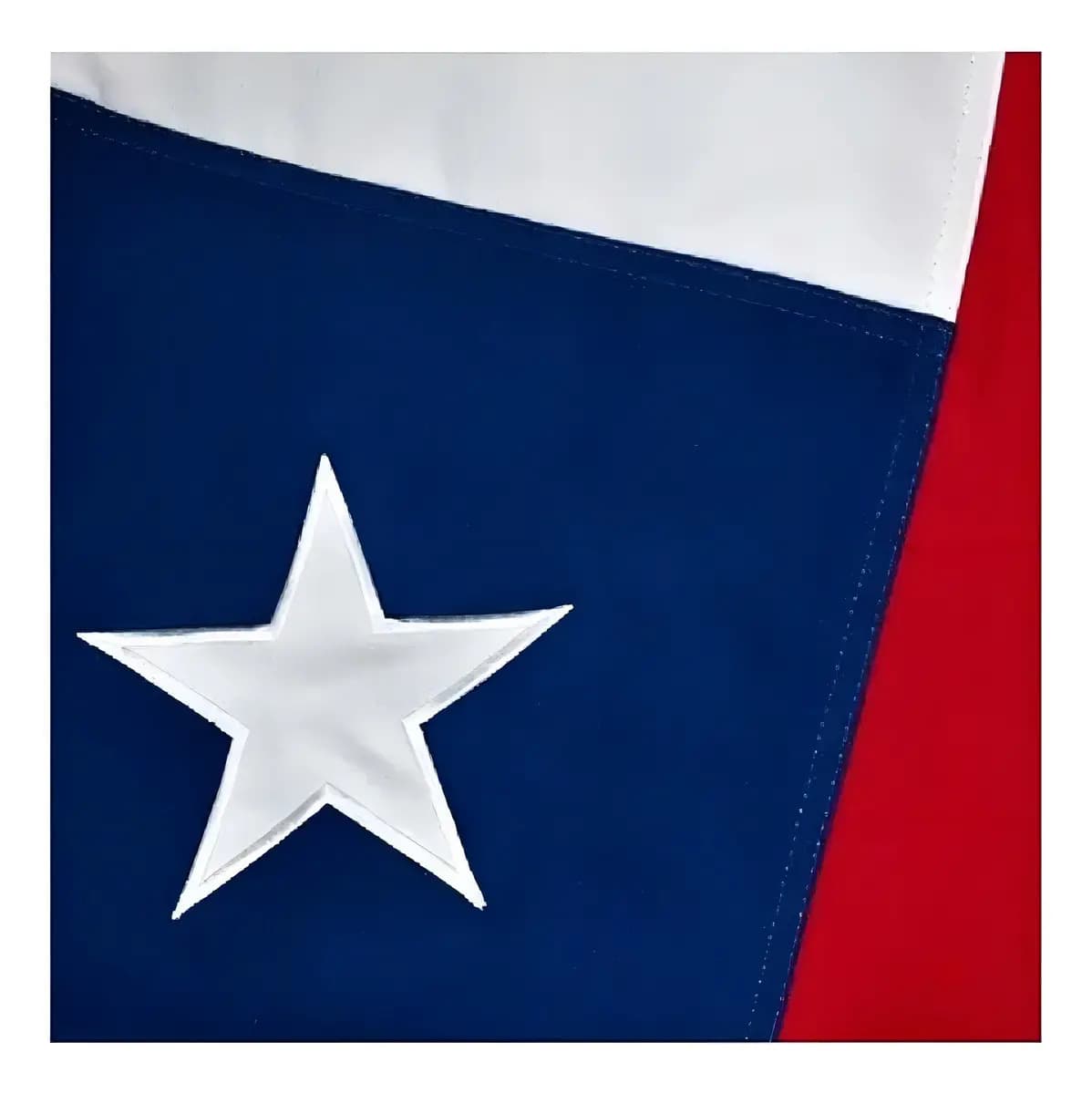 Bandera chilena 60x90 bordada y reforzada