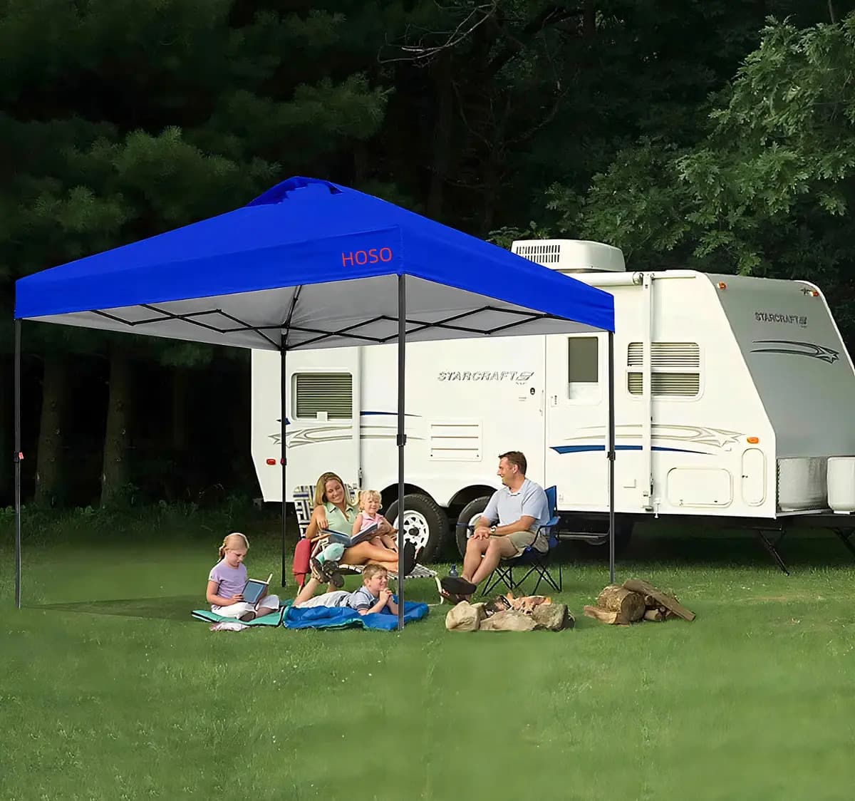 Repuesto Lona Carpa Toldo Plegable 3x3 Mt Filtro Uv Plateado Color Azul no incluye fierro