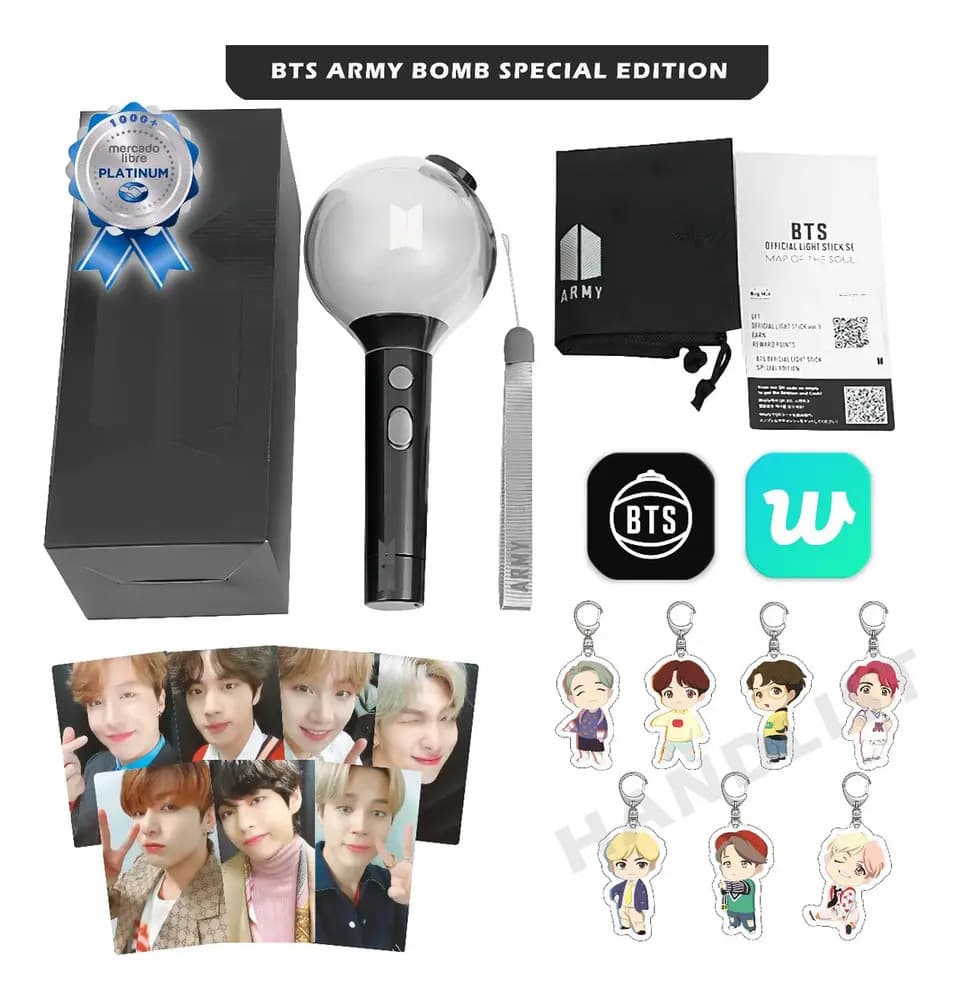 Cdcd ` Barra De Luz Army Bomb V4 De Bts Weverse Hybe Bighit