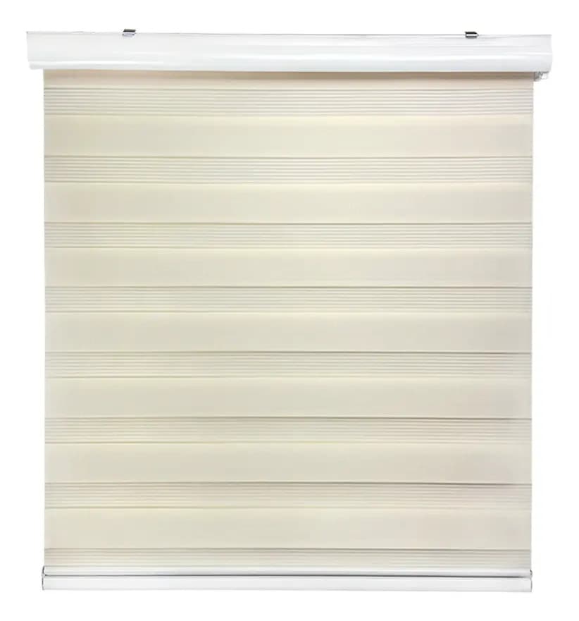 Cortina Roller Duo Zebra Día Y Noche 60 X 200 Cm Beige Guiza