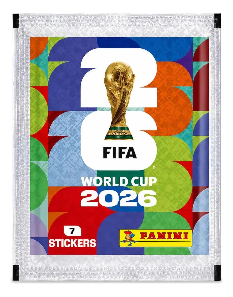 Sobre De Láminas Panini Copa Mundial Fifa 2026 - 7 Unidades Copa Del Mundo