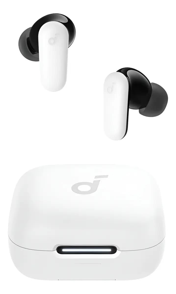 Audífonos Bluetooth Soundcore by Anker P30i, Cancelacion de Ruido ANC, Gamer, 45 Horas, in Ear, Hi-Res, LDAC, Carga Rápida, Bluetooth 5.4, Perzonalizar en App, Blanco